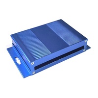 Boîtier d'alimentation ZHENGSHENG OEM anodisé IP54, type divisé, en alliage d'aluminium 6063 extrudé, boîtier de commande léger pour PCB