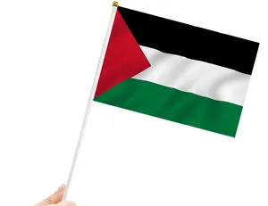 Wholesale Palestine hand waving flag State flags Euro 2024 Fans scarf USA state election voting banner flags NFL support