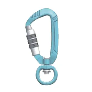 مشابك Carabiner بجودة عالية من الألومنيوم وتسلق التخييم من المورد الصيني