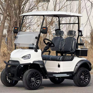 Carrito de Golf de 4 Asientos, Vehículo de Cuatro Ruedas, Carritos de Golf <span class=keywords><strong>Todoterreno</strong></span>, Carrito de Golf <span class=keywords><strong>Todoterreno</strong></span> de Cuatro Ruedas con Asientos Plegables - Product Image 4