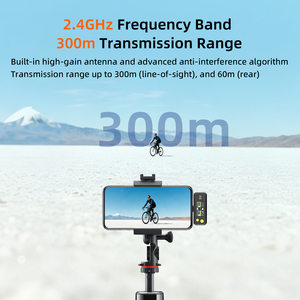 ระบบไมโครโฟนไร้สาย 5 <span class=keywords><strong>สี</strong></span> ราคาส่งจากโรงงาน ระยะส่ง 300 เมตร สำหรับ iPhone Android สมาร์ทโฟน กล้องถ่ายรูป และพีซี - Product Image 3