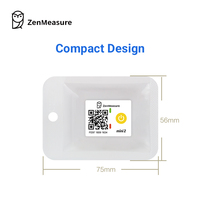 ZenMeasure Enregistreur de température jetable à conception fine, à usage unique, pour la logistique de la chaîne du froid des colis et enveloppes, instruments de mesure de température