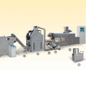 Flocons de maïs de maïs complètement automatiques faisant la chaîne de fabrication 150 kg/h 250 kg/h 500 kg/h de céréales de petit déjeuner de machine - Product Image 1