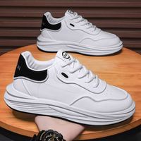 Chaussures de skate blanches légères et respirantes pour hommes et jeunes, nouvelle collection automne, tendance, polyvalentes, décontractées, à prix de gros