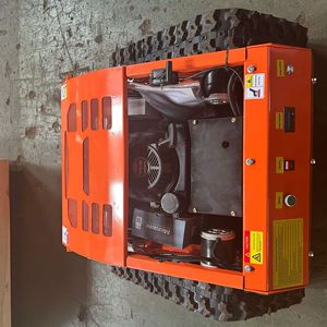 Machine de désherbage automotrice agricole et forestière, broyeur à essence, tondeuse à chenilles télécommandée, intelligente pour vergers et barrages - Product Image 3