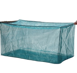 Cage en filet flottant HDPE pour pisciculture et aquaculture pour l'élevage d'alevins Krill Leech Crevettes-Terrariums piscicoles - Product Image 2