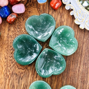 Bol en aventurine verte de haute qualité en gros pour la décoration de la maison et les décorations de Feng Shui, accessoire élégant - Product Image 6