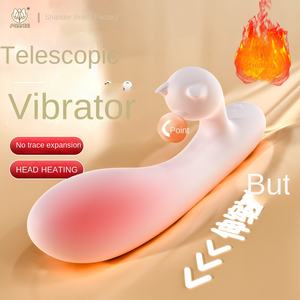 Beliebtes Teleskopisches Heizendes Erwachsenen-Sexspielzeug für Frauen Dualer G-Punkt-Vibrator mit USB-Stromversorgung Weibliches Masturbationswerkzeug - Product Image 5