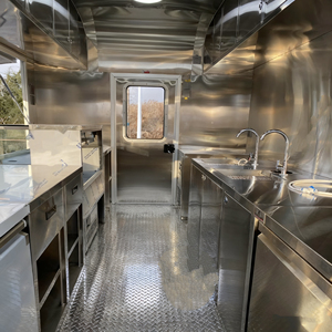 Remolque de Comida VIC de Acero Inoxidable, Camioneta de Comida Móvil Multifuncional con Estación de Dulces en Venta - Product Image 5