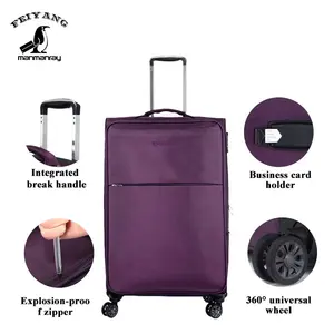 Janekgirly — ensemble de bagages top 10, sacs pour voyage, valise à roulettes souples