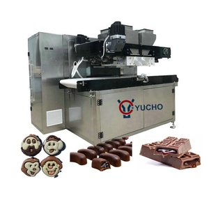 YUCHO Real Factory One Shot Chocolate Bar Mold Depositor <strong>Machine</strong> 3D Chocolate Moulding Depositing Making <strong>Machine</strong> - Product Image 1