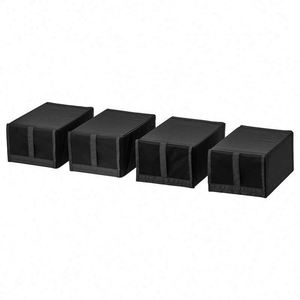 Foldable Fabric Shoe Storage Box Oxford Cloth Organizer Bin For Bathroom Bedroom - Product Image 1