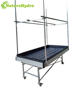 Bancs Oeuf avec moteur de Jn8-48 Agriculture Serre Systèmes hydroponiques Banc roulant Ebb and Flow Grow Tray à vendre - Product Image 3