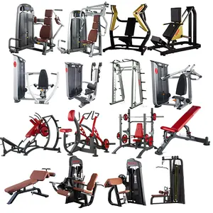 Ganas High End ticari toplam spor salonu Fit egzersiz makinesi spor ekipmanları farklı tarzı ile tam Set