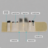 Ceinture de transport discrète en néoprène souple à motif géométrique pour femmes ou hommes, vente en gros