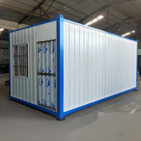 Maisons conteneurs modulaires préfabriquées portables, design moderne, bureaux, commerces, maisons préfabriquées avec salles de bain complètes, garantie 5 ans