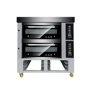 Nuevo Horno Asador Comercial <span class=keywords><strong>Kanghui</strong></span>, Totalmente Automático, de Dos Niveles y Cuatro Bandejas, Eléctrico/a Gas, de Acero Inoxidable 201, de Alta Gama Industrial, 1 Año de Garantía - Product Image 1