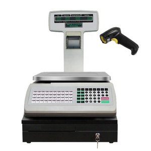 NVK 바코드 영수증 라벨 프린팅 저울 가격 슈퍼마켓 저울 프린터 포함 - Product Image 6