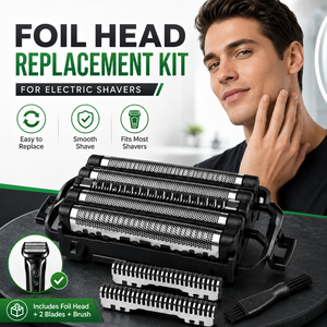 Men's Electric <b>Razor</b> Spare Blade Foil Kit Imported Stainless Steel Precision Replacement Shaver <b>Head</b> OEM ODM Manufacturing - Product Image 1