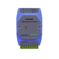 Convertidor Industrial USB a RS485 RS232 RS422, Adaptador de Puerto Serie Triple Combo con Aislamiento Óptico para Telecomunicaciones