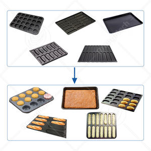 ORME, equipo de fabricación de inyección de cupcakes completamente automático, línea de producción, depositador de masa, máquina de bizcocho - Product Image 5