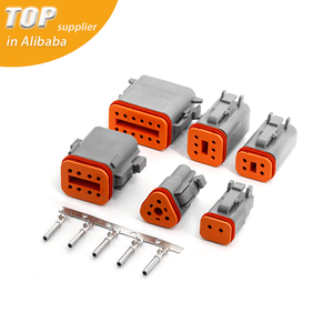 Kit de connecteurs étanches automobiles Deutsch mâle/femelle 2-12 broches, noyau en cuivre, isolation en nylon, 12V ISO9001/ROHS/CE - Product Image 1