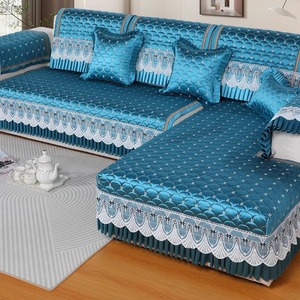 YongHo Divano Componibile Moderno a L in Poliestere, 5 Posti, Traspirante, con Rivestimento <span class=keywords><strong>Antiscivolo</strong></span> per Soggiorno - Product Image 1