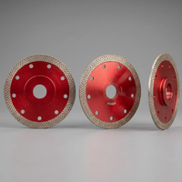 Disque de découpe diamanté 5 pouces 125 mm pour quartz, à bord turbo, qualité supérieure, utilisation à sec ou humide