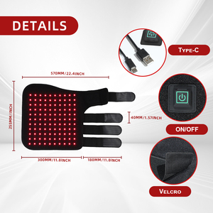 Bottes équines à infrarouge rouge 660nm 850nm alimentées par batterie, pour la thérapie par la lumière rouge pour chevaux - Product Image 6