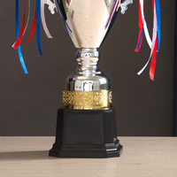 Trofeo de la Liga de Campeones de Metal Dorado y Plateado al por Mayor para Premios, Competiciones Deportivas, Golf, Trofeo Personalizado, Copa Grande