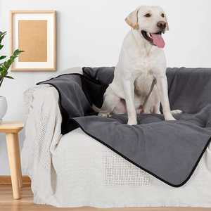 ที่กำหนดเองขั้วโลกขนแกะกันน้ำสัตว์เลี้ยงสุนัขปกเตียงผ้าห่มสำหรับปิกนิกตั้งแคมป์ - Product Image 2
