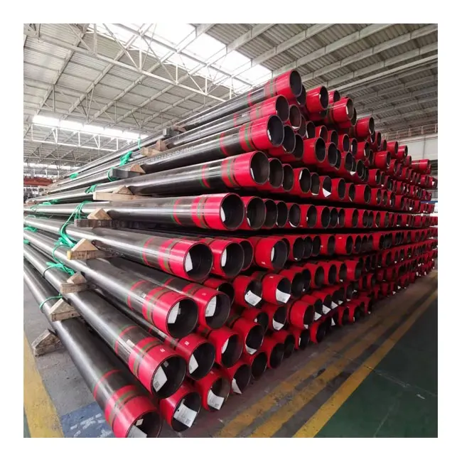 High Collapse Resistance BTC-SCC K55 J55 N80 L80 C90 P110 Oil Well Tubing Pipes API 5CT OCTG Seamless Steel Casing Pipes