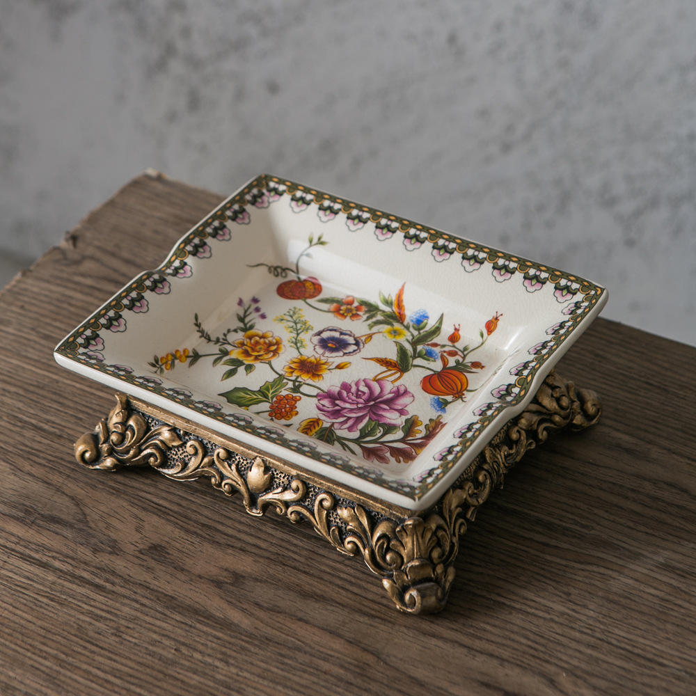 Flowers and Persimmon Brocade (24-03P)