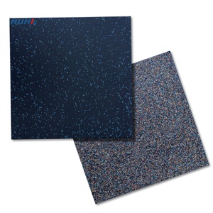 <span class=keywords><strong>HUHA</strong></span> Factory 20mm EPDM Fleck baldosas de goma de alta densidad para alfombrilla de goma de gimnasio en buena calidad - Product Image 3