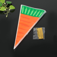 2025 Usine Stock Carotte Triangle Sac pour La Cuisson Emballage Secure Bull Sucre Biscuit Bonbons Sac