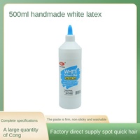 Colle liquide transparente PVA Latex blanche DC Slime Bubble Adhesive 500ml pour DIY et artisanat, vente en gros