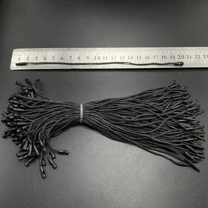 20cm Vente en gros Corde de cire Longe de vêtement Serrure élastique solide Corde de cire noire - Product Image 6