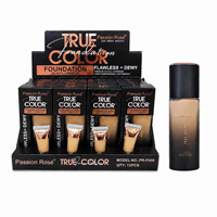 Fond de Teint Passion Rose True Color Luminous Glow Couvrance Moyenne à Forte Légère et Naturelle Éclat Professionnel