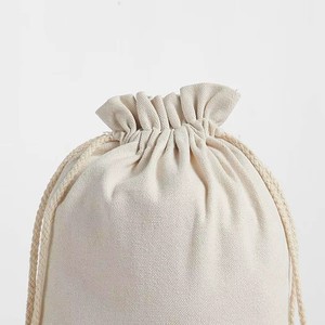 Bolsa de Compras de Lona de Algodón con Cordón, Tamaño Grande, para Organizar el Hogar, para Ropa, Edredones, Juguetes y Artículos Diversos - Fondo Redondo - Product Image 6