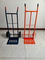 Chariot à main pliant en métal robuste à deux roues, conteneur roulant, chariot de transport OEM - Vente chaude