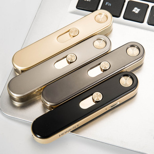 Baicheng Usb più leggero Ultra-sottile antivento in metallo da uomo e da donna regalo elettronico di moda - Product Image 3