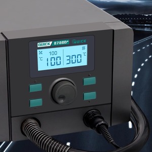 Station de soudage numérique Quick 8786D+ à température réglable, équipement de dessoudage - Product Image 1