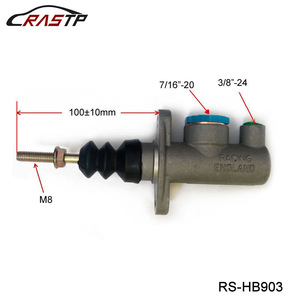 Maître-cylindre de frein Racing England 7/16-20 3/8-24 M8 10010mm pour remplacement du système de freinage automobile - Product Image 4