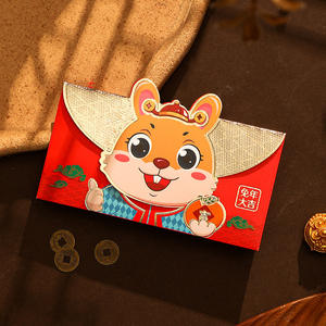 ปั๊ม<span class=keywords><strong>สี</strong></span>ทอง2023<span class=keywords><strong>ปี</strong></span>ที่มีคุณภาพสูงกระต่ายนำโชคซองจดหมายสีแดงดีไซน์โรงงาน<span class=keywords><strong>กระเป๋า</strong></span><span class=keywords><strong>สตางค์</strong></span>แพ็คเก็ต<span class=keywords><strong>สี</strong></span>แดงร้อน - Product Image 4