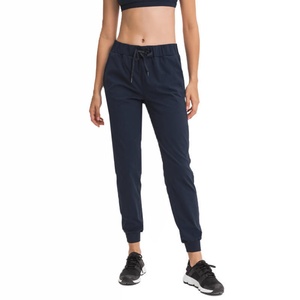 Women's Casual Women's Mid Waist Long Jogger Quick Dry Breathable <b>Fleece</b> <b>Leggings</b> with Pockets Fitness Streetwear Joggers - Product Image 4