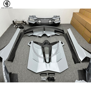 Kits de Carrocería SVJ Style Semi-Carbono para Lambo LP700 Aventador: Capó de Carbono, Parachoques Delantero, Alerón Trasero, Faldones Laterales y Guardabarros - Product Image 4