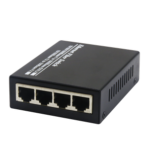 Convertidor de Medios Gigabit en Oferta, 4 Puertos RJ45 + 1 Ranura SFP, Convertidor Óptico de 10/100/1000 Mbps, Convertidor de Medios de Fibra Única Monomodo - Product Image 4