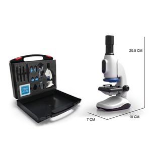 Microscopio educativo para niños, juego de herramientas de ciencia, laboratorio escolar para niños, Kit de juguetes de aprendizaje, microscopio biológico - Product Image 3