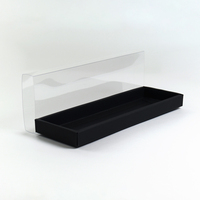 Boîte à tiroir en carton blanc mat avec impression de logo et étui transparent pour bijoux et cadeaux – Vente en gros