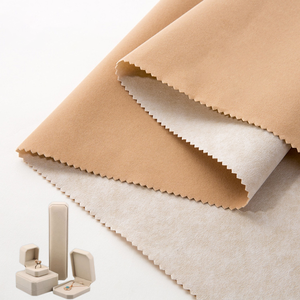 Nouvelle conception de boîte à bijoux en <span class=keywords><strong>velours</strong></span> floqué de <span class=keywords><strong>velours</strong></span> de porc, tissu extensible imperméable en <span class=keywords><strong>velours</strong></span> floqué - Product Image 5
